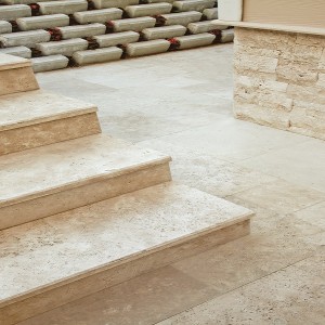 Travertine Stairs Travertin Basamak Dosemelik Treapta Bordura Piscina Travertinul Travertin Margelle Piscine margelles de piscine, margelle en travertin, margelle pas cher bord droit leroy merlin bauhaus